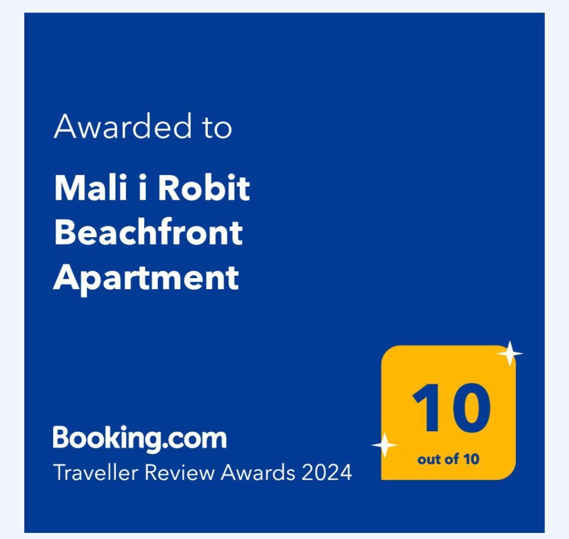 Mali I Robit Beachfront Apartment Голем Экстерьер фото
